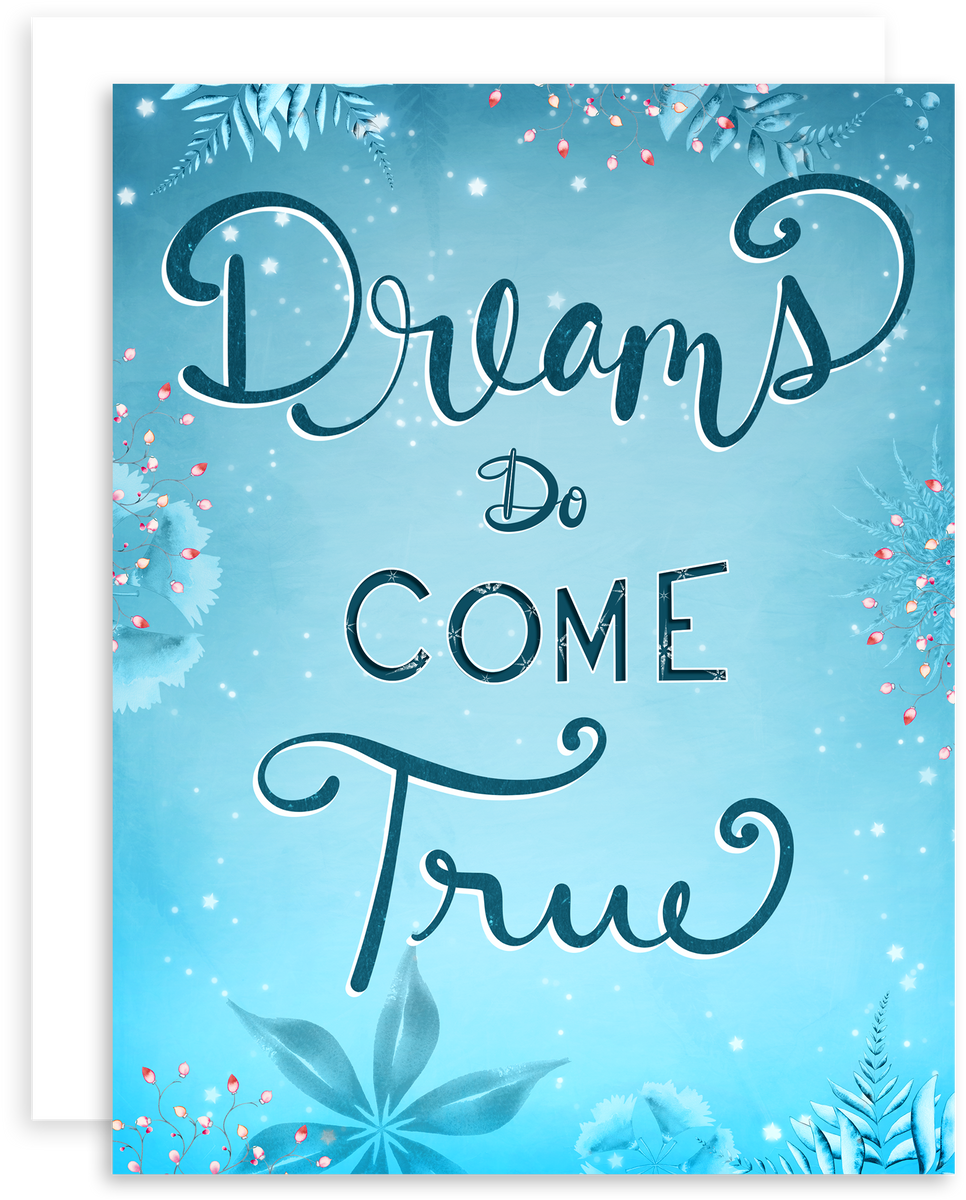 Dreams Do Come True – Mossy Blue Paper Studio