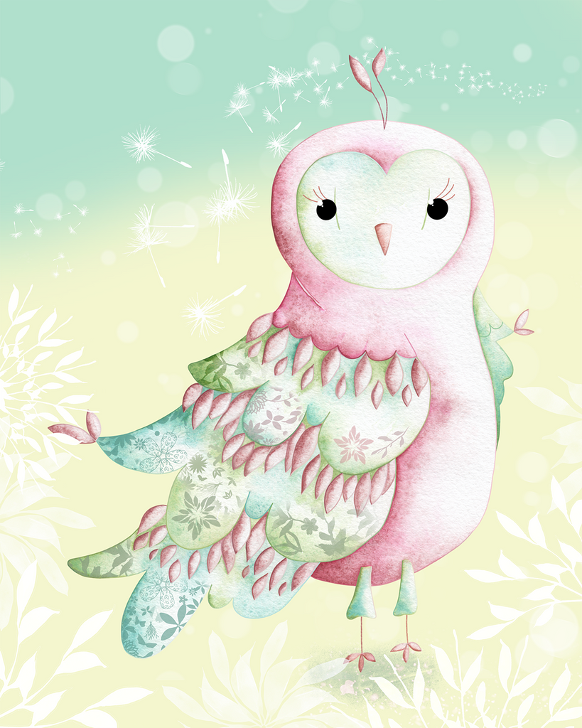 Enchanting Owl - giclee fine art print