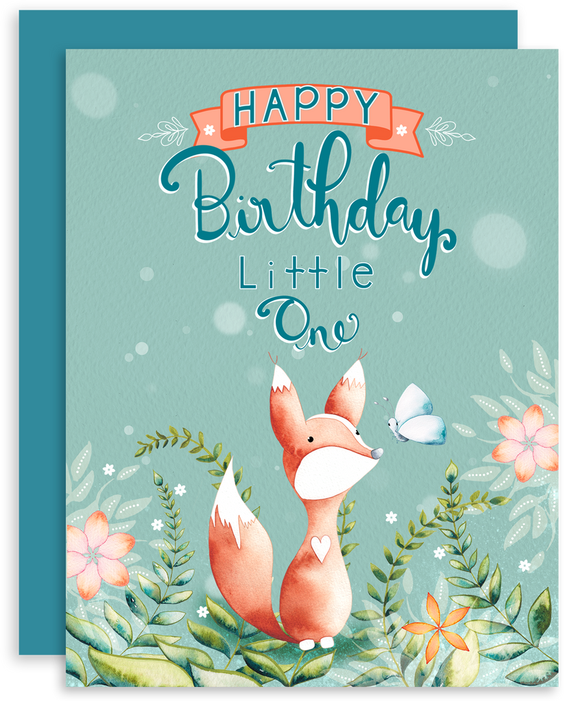 Happy Birthday Little One greeting card