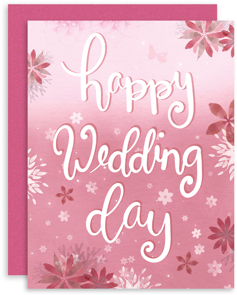 Happy Wedding Day greeting card