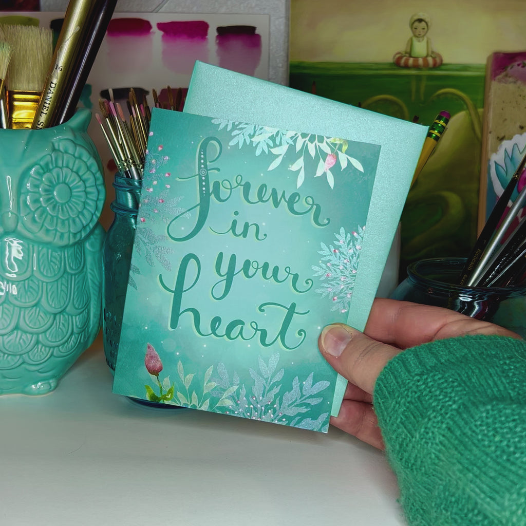 Forever in Your Heart greeting card - short video