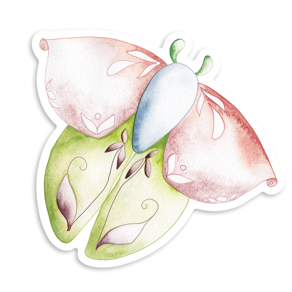 Forest Moth sticker