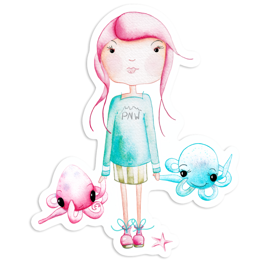 A Day at the Beach sticker